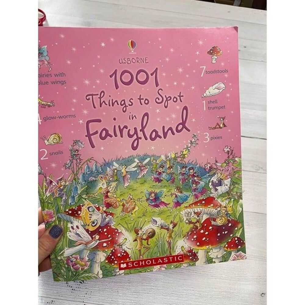 Usborne 1001 Things To Spot‎ In Fairyland Softcover Book
